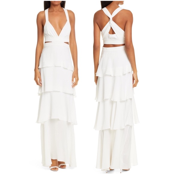 A.L.C. Dresses & Skirts - A.L.C 100% Silk Lita Tiered Maxi Dress